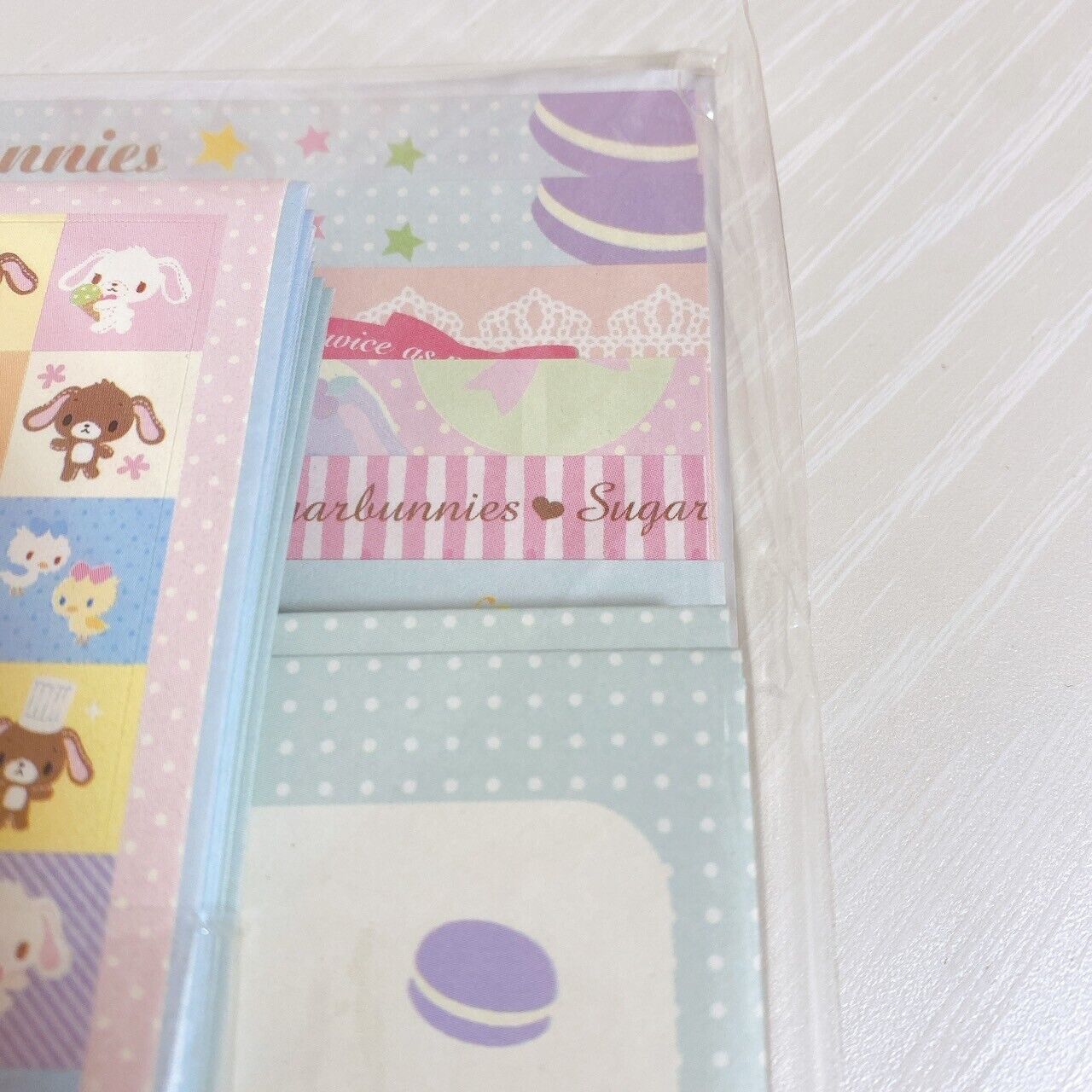 Sanrio Sugar Bunnies Letter Envelope Stickers Set Stationery Pink Large Capacity