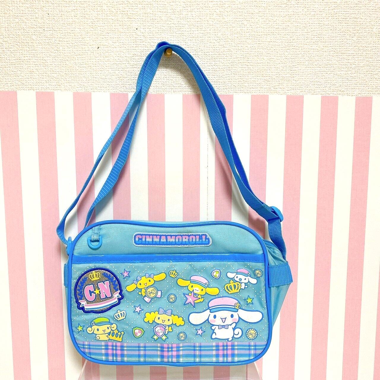 Sanrio Cinnamoroll Cinnamon Shoulder Bag Light Blue Star Crown Kawaii Rare