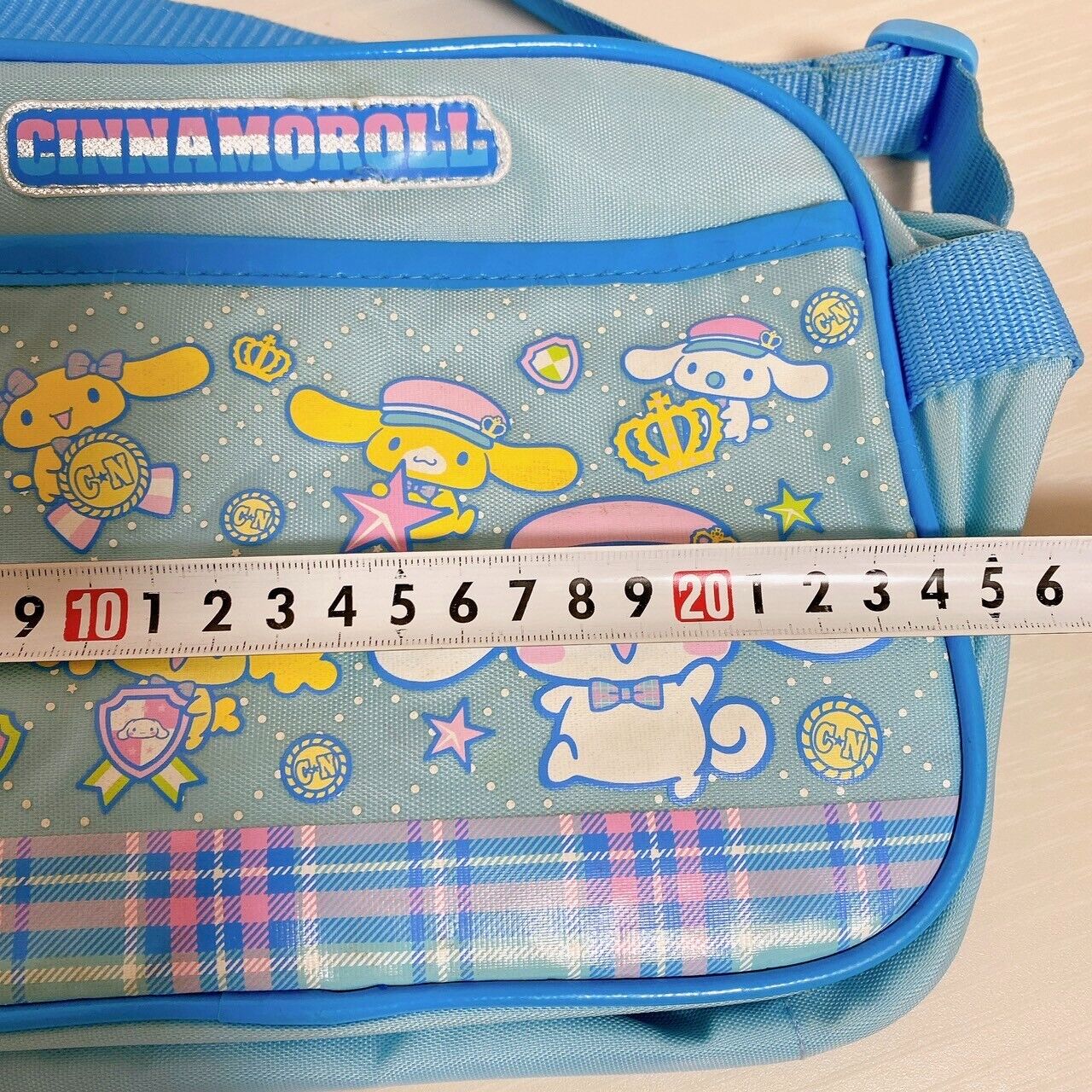 Sanrio Cinnamoroll Cinnamon Shoulder Bag Light Blue Star Crown Kawaii Rare