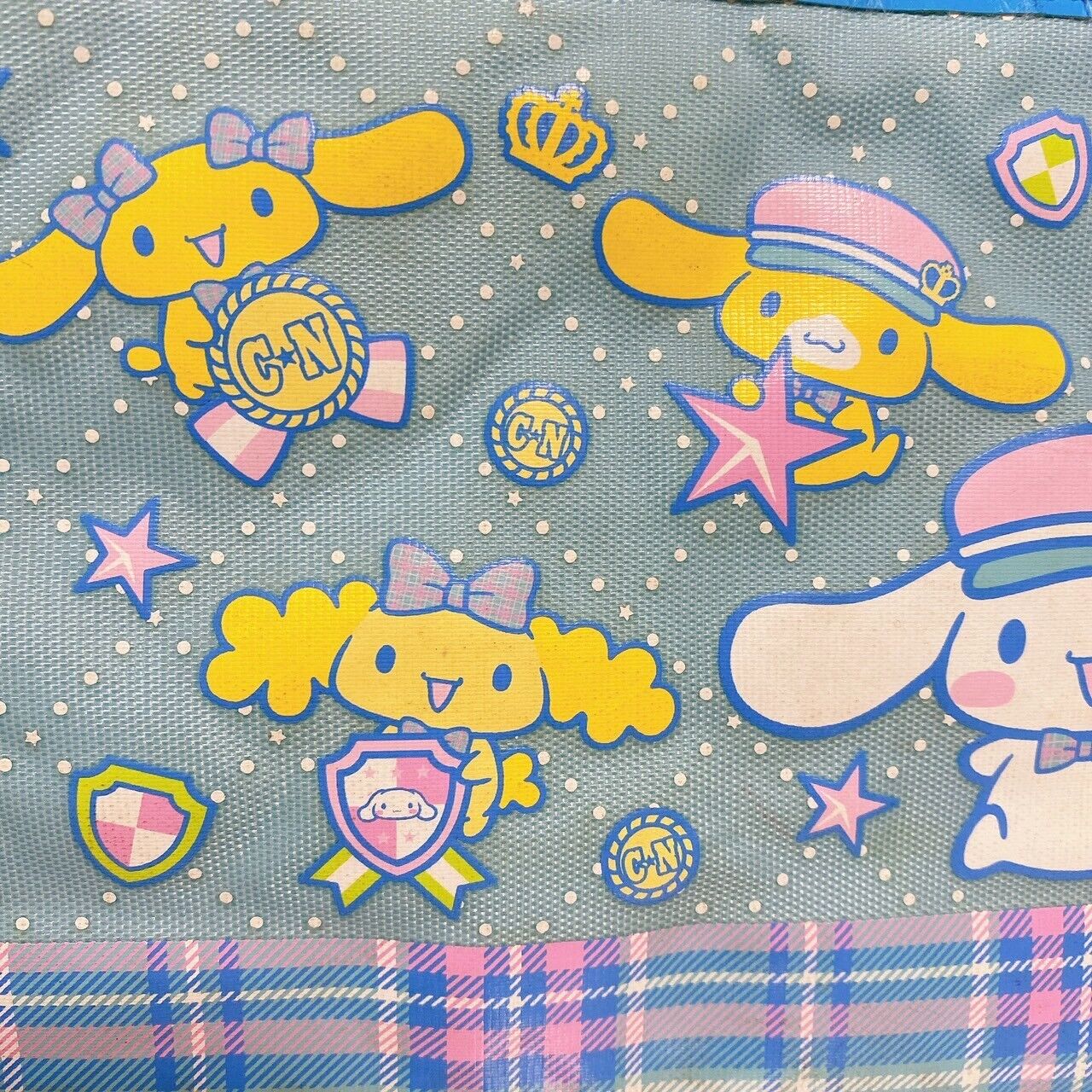 Sanrio Cinnamoroll Cinnamon Shoulder Bag Light Blue Star Crown Kawaii Rare