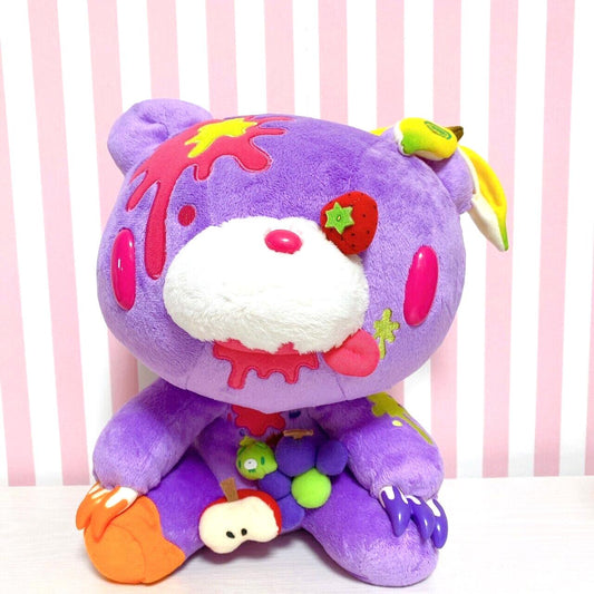 Gloomy Bear Bloody Juicy & Messy Paradise Purple Plush Soft Stuffed Toy TAiTo