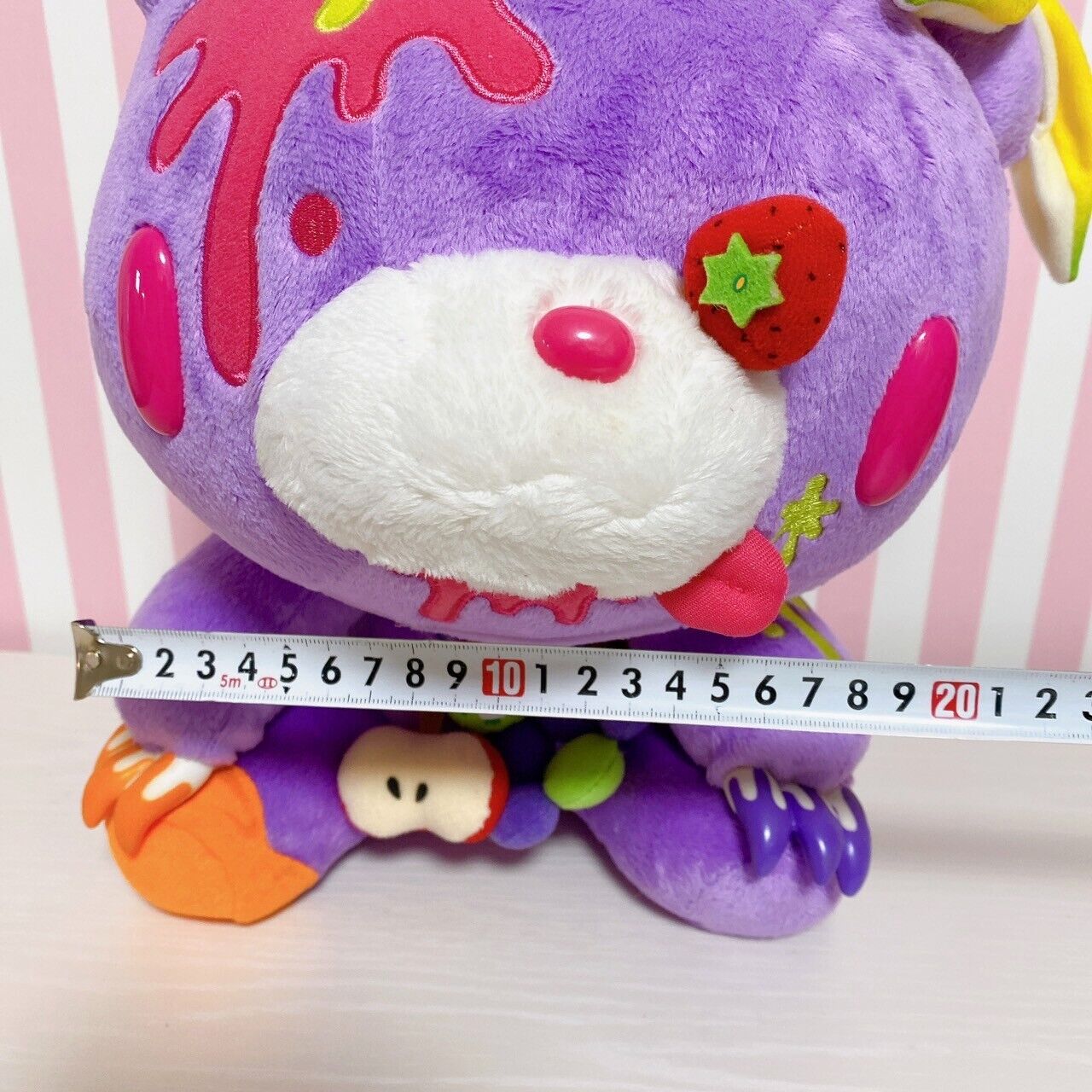 Gloomy Bear Bloody Juicy & Messy Paradise Purple Plush Soft Stuffed Toy TAiTo