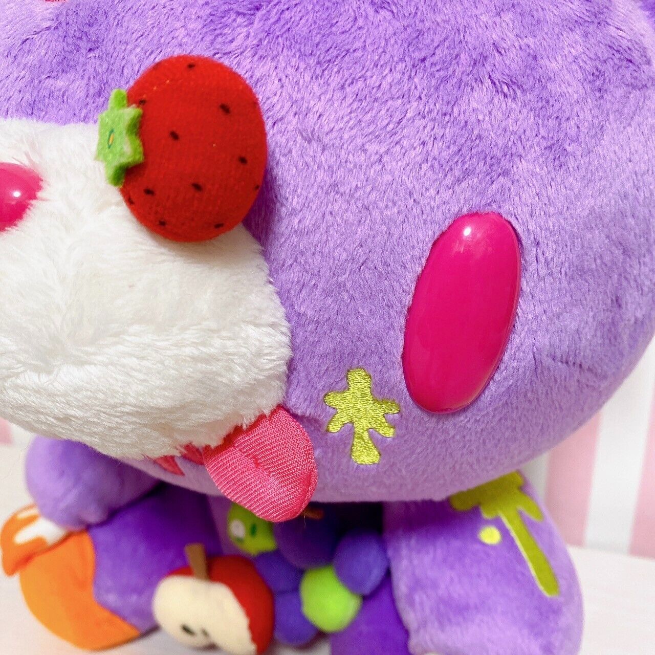 Gloomy Bear Bloody Juicy & Messy Paradise Purple Plush Soft Stuffed Toy TAiTo