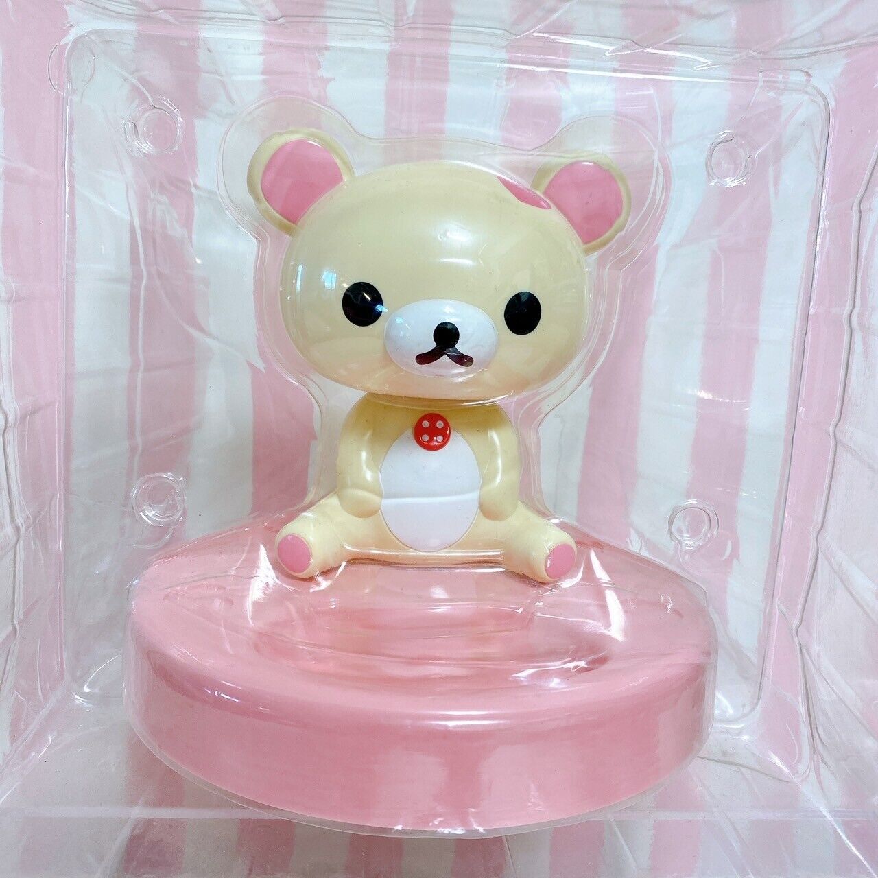 Rilakkuma Korilakkuma SanX Figure Tray White Bear Heart Character Kawaii Rare