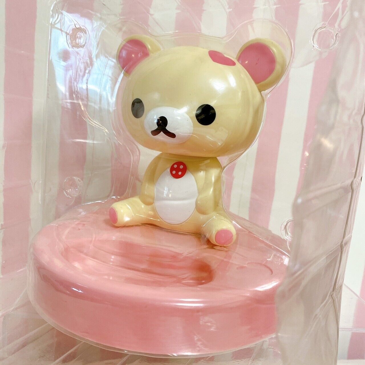 Rilakkuma Korilakkuma SanX Figure Tray White Bear Heart Character Kawaii Rare