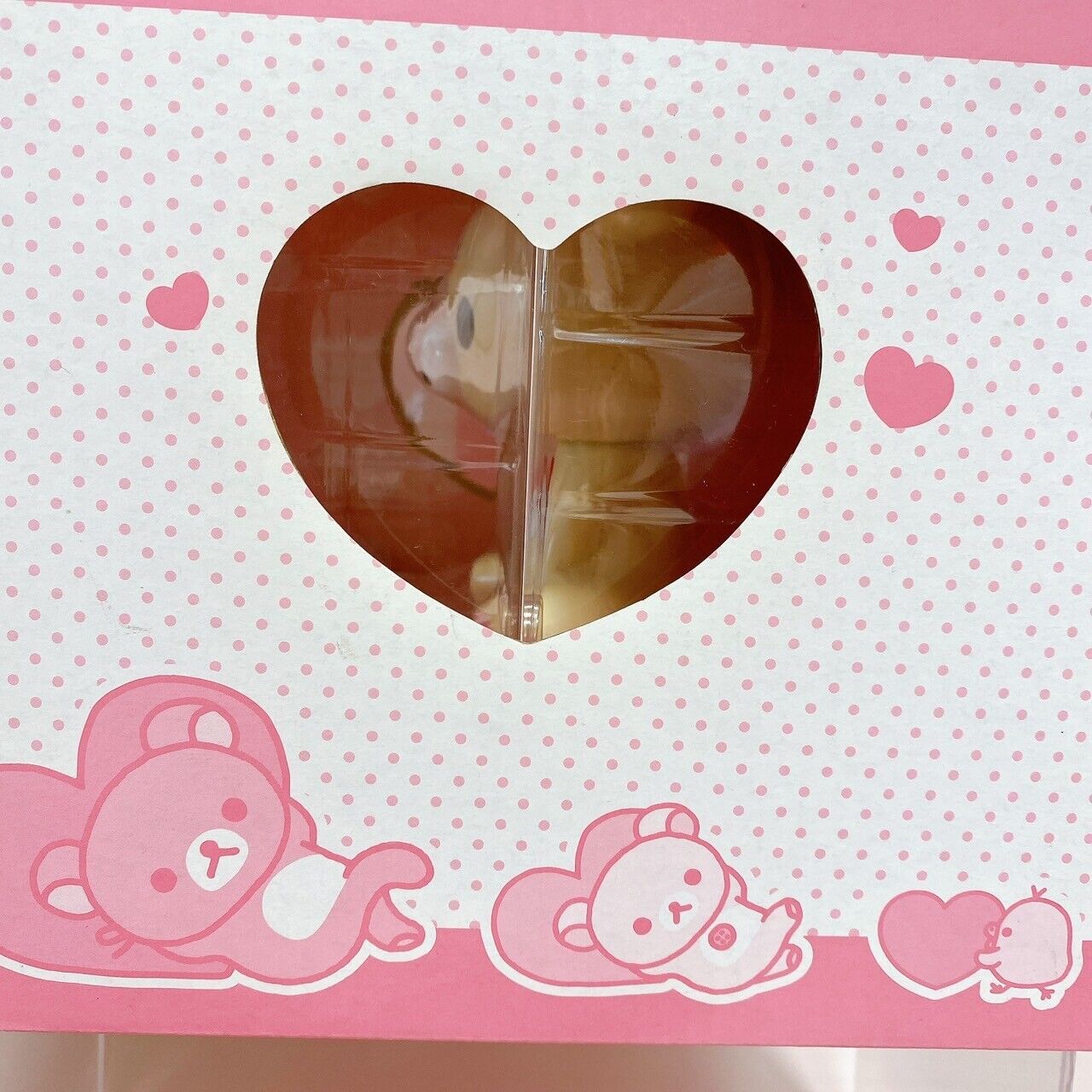 Rilakkuma Korilakkuma SanX Figure Tray White Bear Heart Character Kawaii Rare