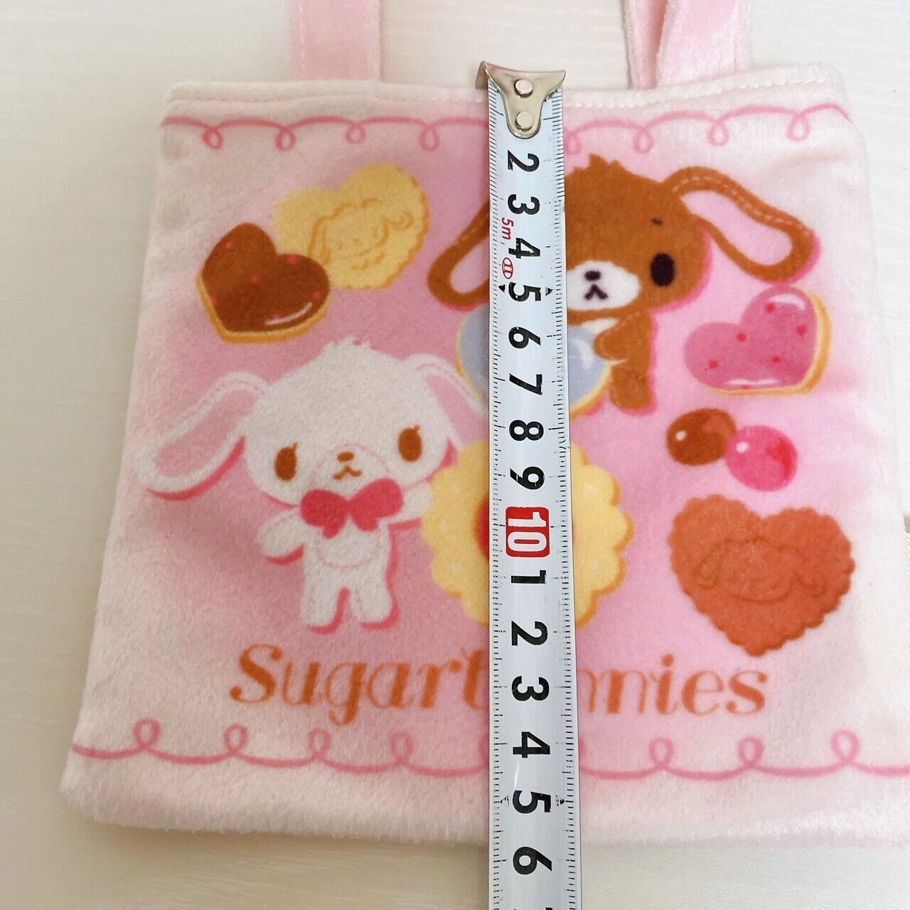 Sanrio Sugar Bunnies Mini Tote Bag Purse Cookies Pink Fluffy Character Kawaii