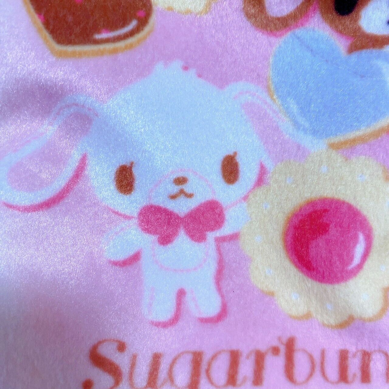 Sanrio Sugar Bunnies Mini Tote Bag Purse Cookies Pink Fluffy Character Kawaii