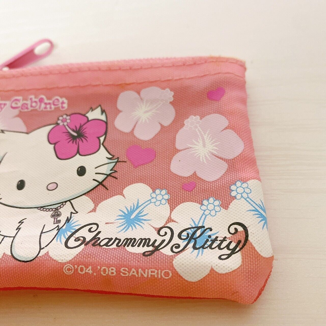 Sanrio Sugar Bunnies Charmy Kitty Bag Pouch Case 2 Set Pink Light Blue Kawaii