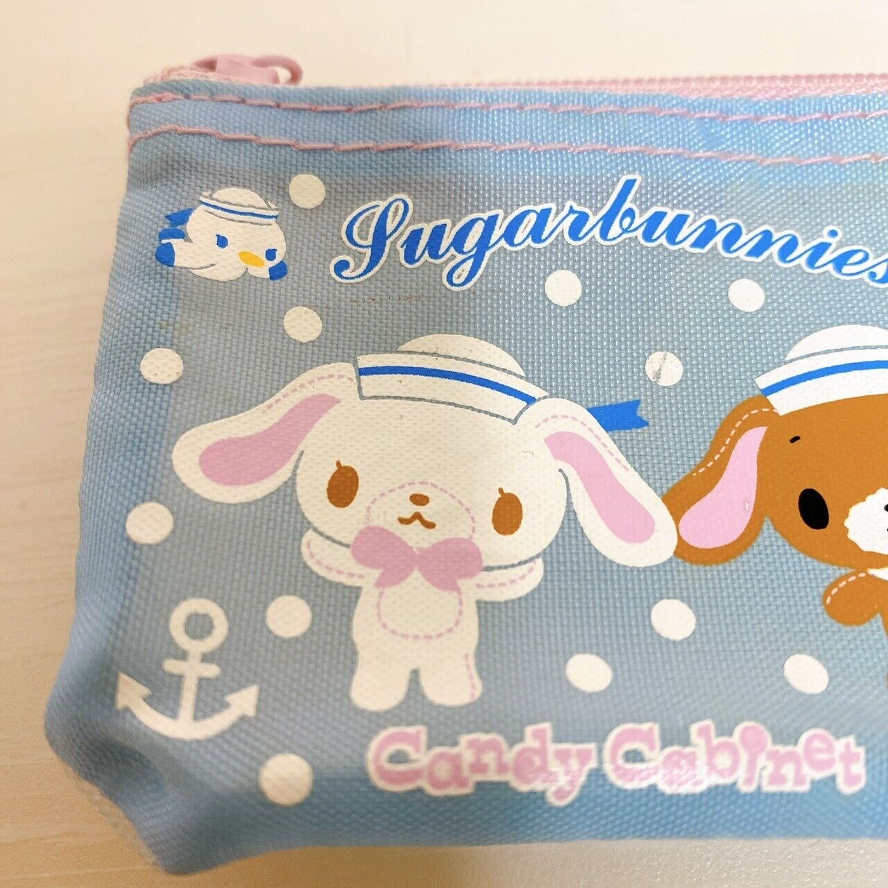 Sanrio Sugar Bunnies Charmy Kitty Bag Pouch Case 2 Set Pink Light Blue Kawaii