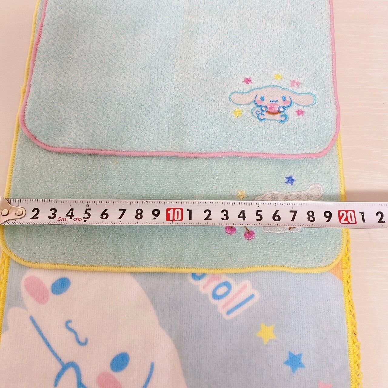 Sanrio Cinnamoroll Mini Hand Towel Set 3 Light Blue Star Fluffy Kawaii Rare