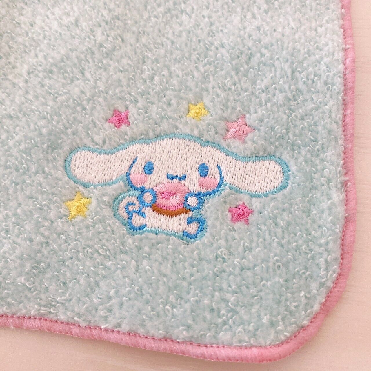 Sanrio Cinnamoroll Mini Hand Towel Set 3 Light Blue Star Fluffy Kawaii Rare