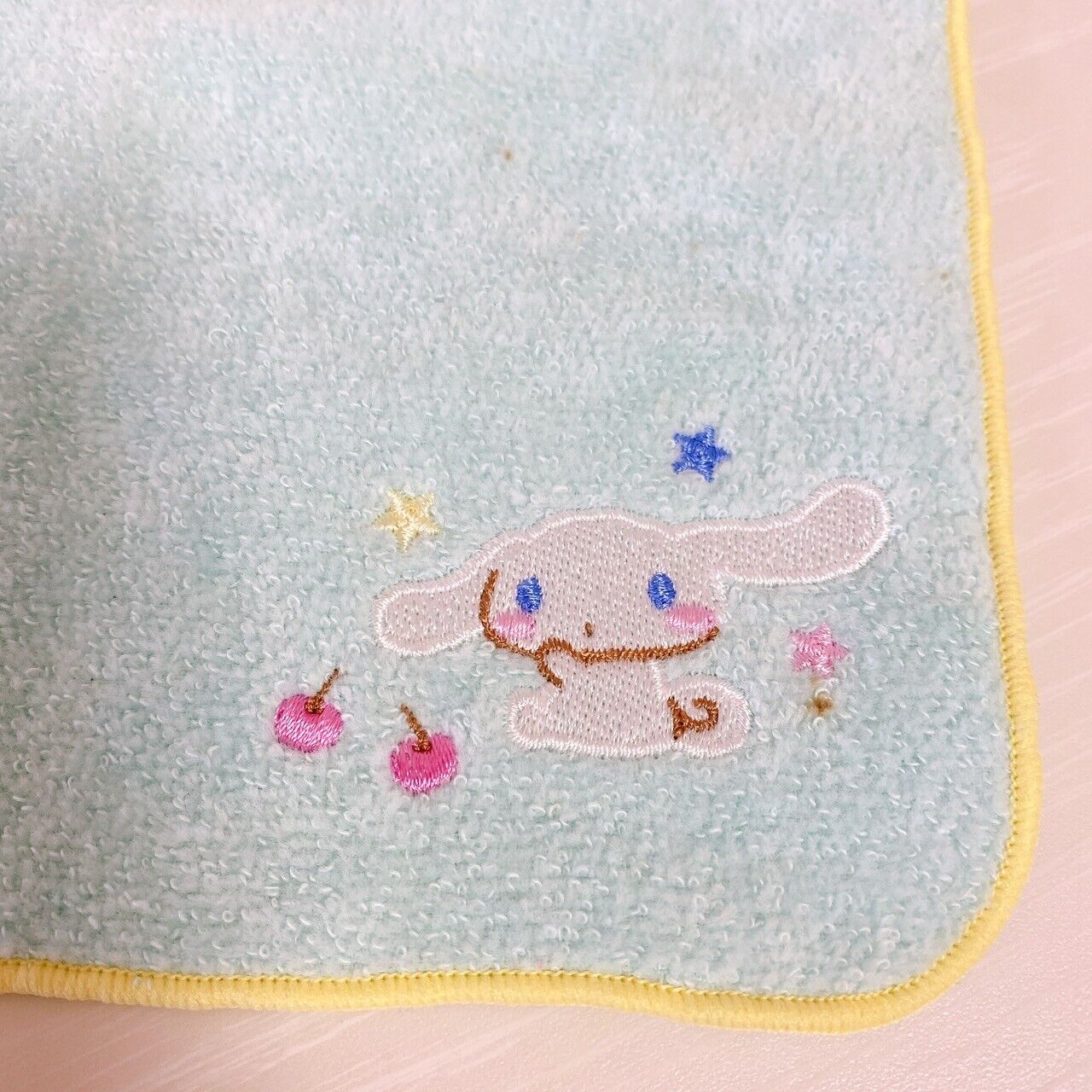 Sanrio Cinnamoroll Mini Hand Towel Set 3 Light Blue Star Fluffy Kawaii Rare