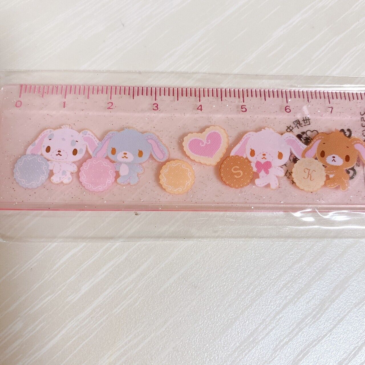 Sanrio Sugar Bunnies Memo Pad Notepad Pencils Eraser Ruler Set Stationery Rare