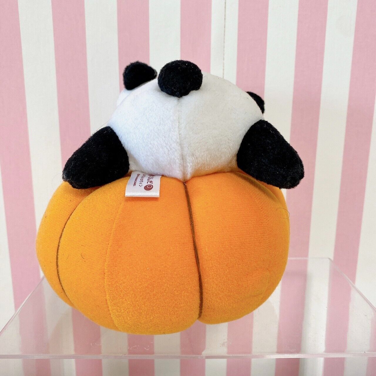 Tarepanda Plush Soft Stuffed Toy Doll Panda White Black Halloween Pumpkin Fluffy