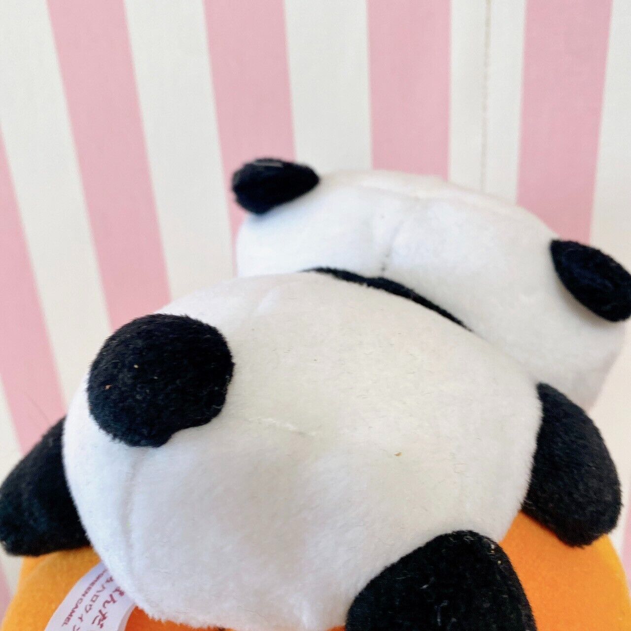 Tarepanda Plush Soft Stuffed Toy Doll Panda White Black Halloween Pumpkin Fluffy