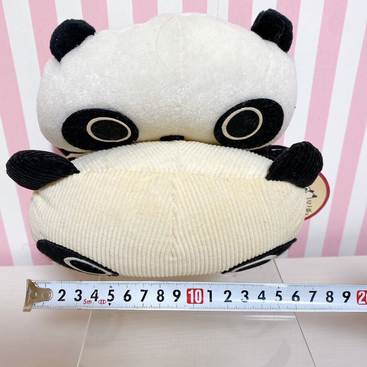 Tarepanda Plush Soft Stuffed Toy Doll Set 2 Panda White Black Fluffy Animals