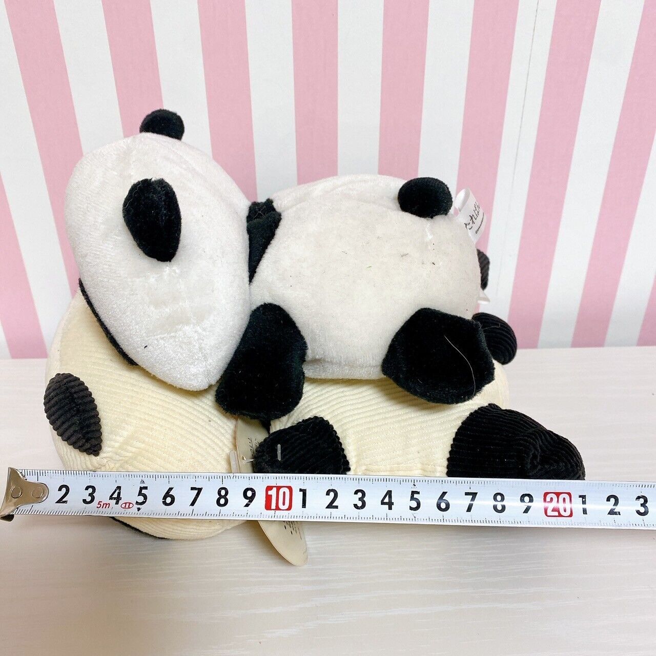 Tarepanda Plush Soft Stuffed Toy Doll Set 2 Panda White Black Fluffy Animals