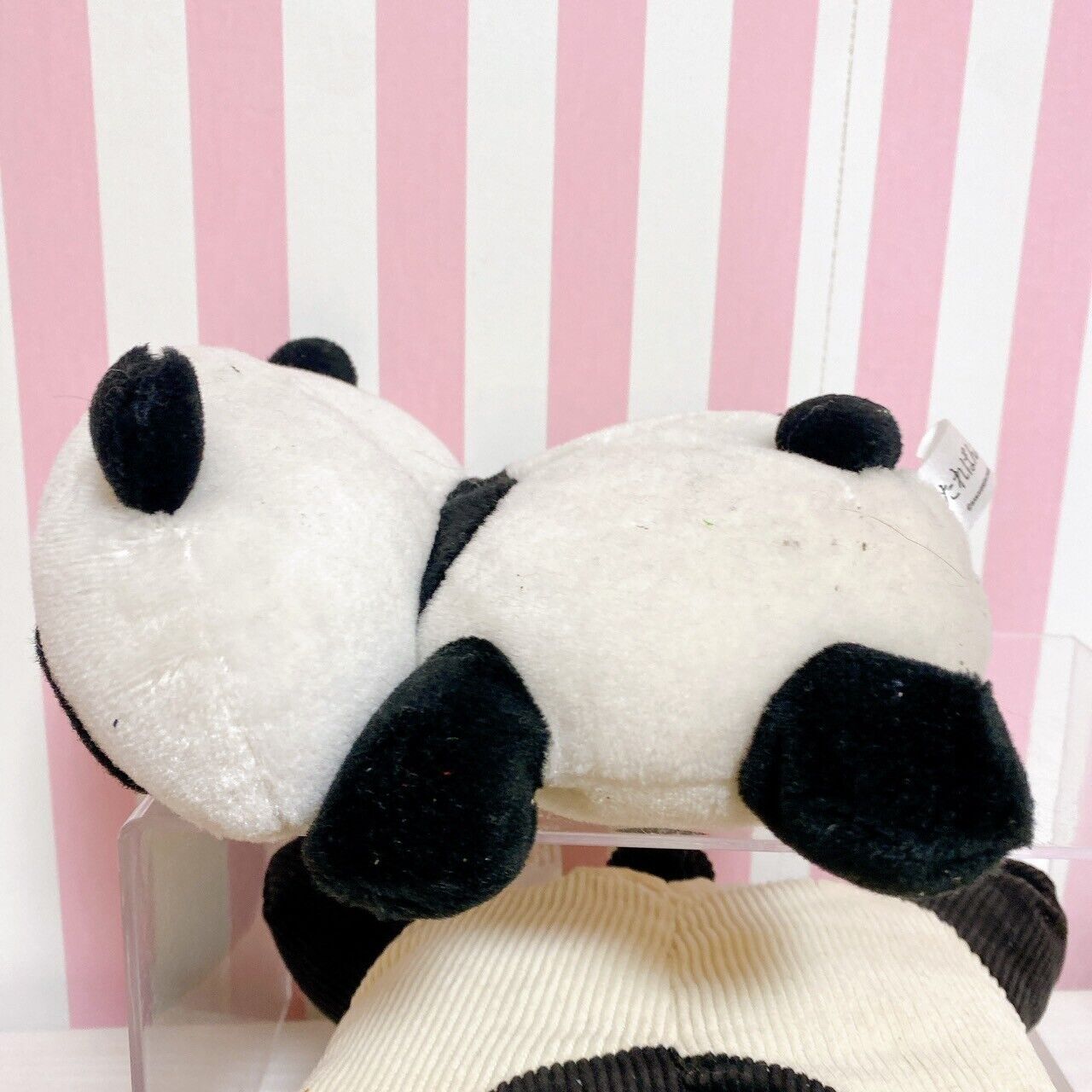 Tarepanda Plush Soft Stuffed Toy Doll Set 2 Panda White Black Fluffy Animals