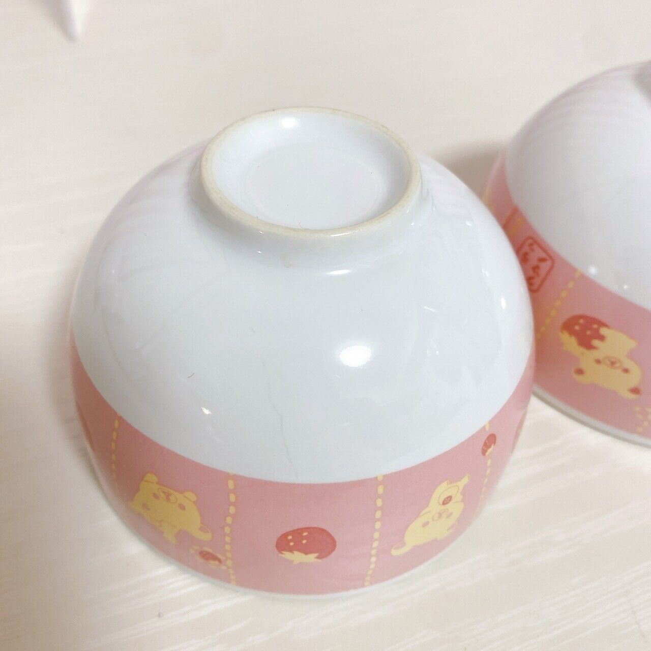 Rilakkuma Korilakkuma SanX Japanese Tea Set 3 Cup Teapot Strawberry Pink Kawaii