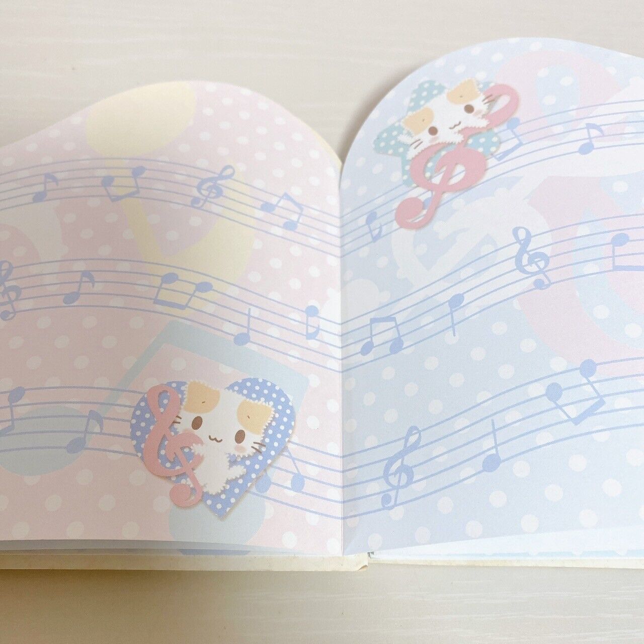 Sanrio Masyumaro Fluffy Fuwa Nyanko Marshmallow Letter Writing Notepad Memo