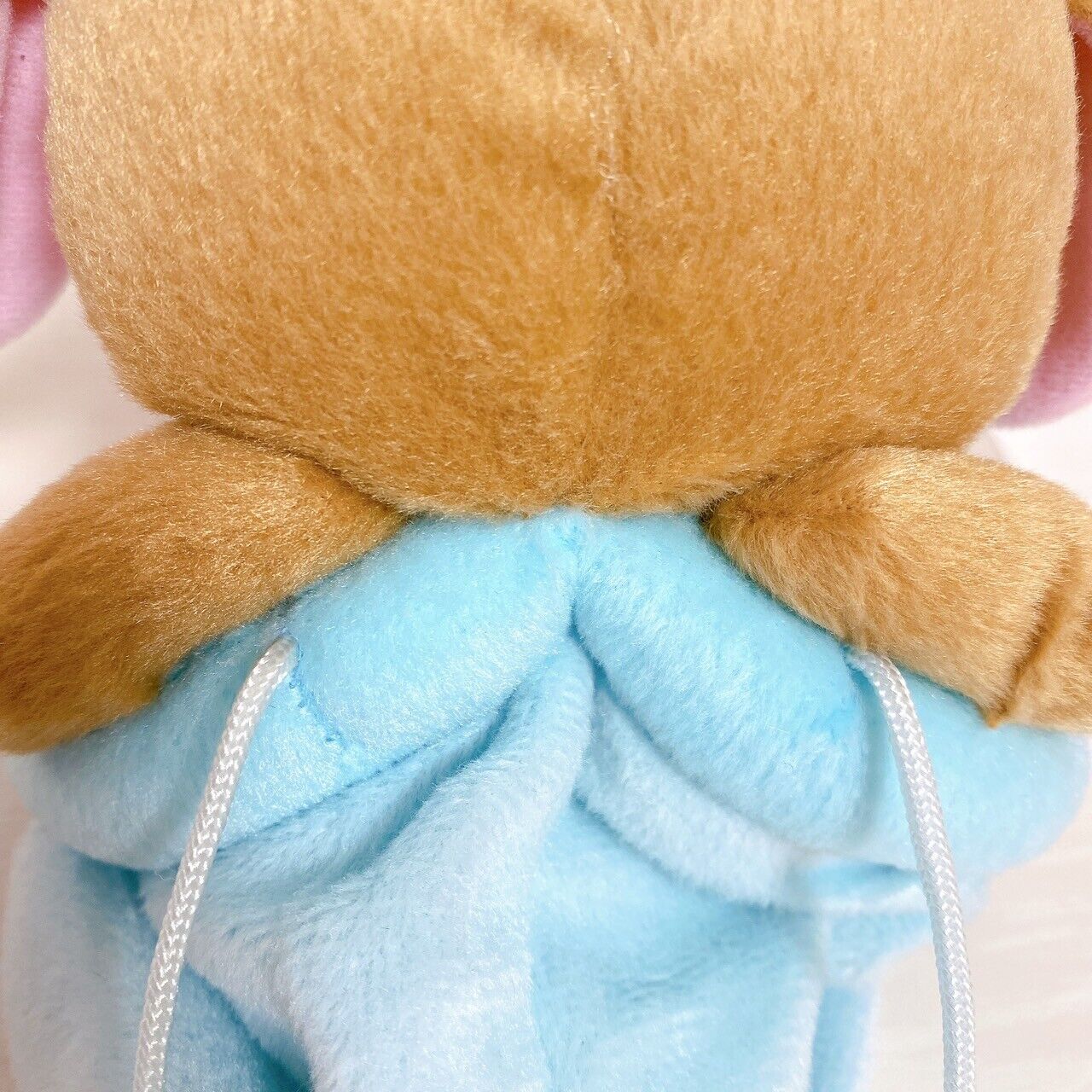 Sanrio Sugarbunnies Bunnies Kurousa Accessory Case Plush Fluffy Brown Blue Rare