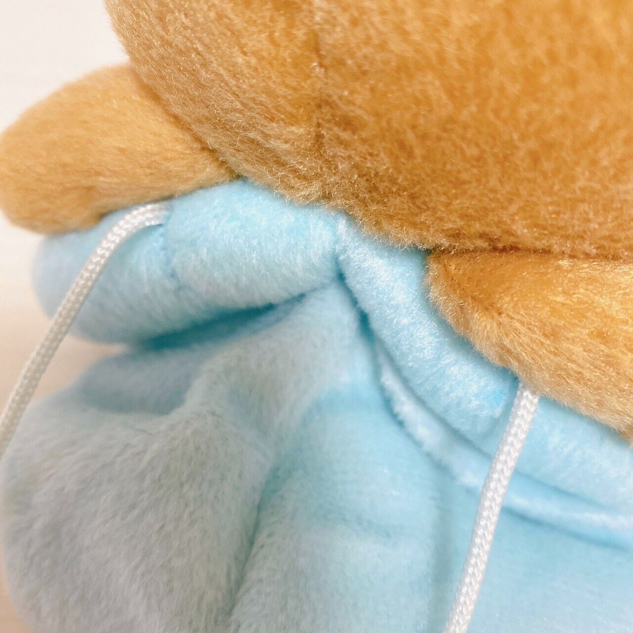 Sanrio Sugarbunnies Bunnies Kurousa Accessory Case Plush Fluffy Brown Blue Rare