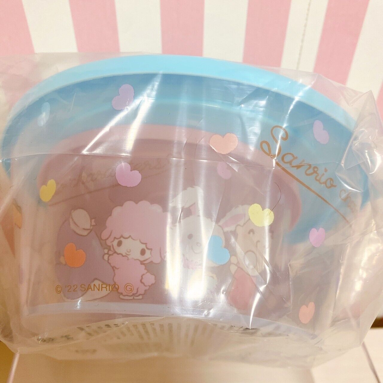 Sanrio Wish Me Mel Pompompurin Snack Bowl Clear Bottle Set 2 Kawaii Character