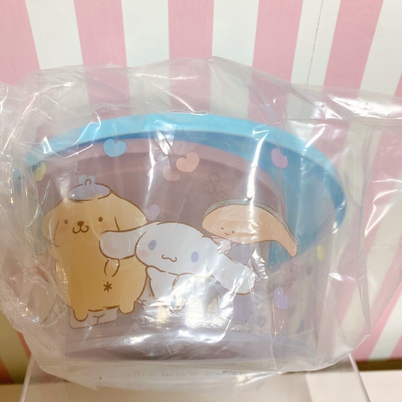 Sanrio Wish Me Mel Pompompurin Snack Bowl Clear Bottle Set 2 Kawaii Character