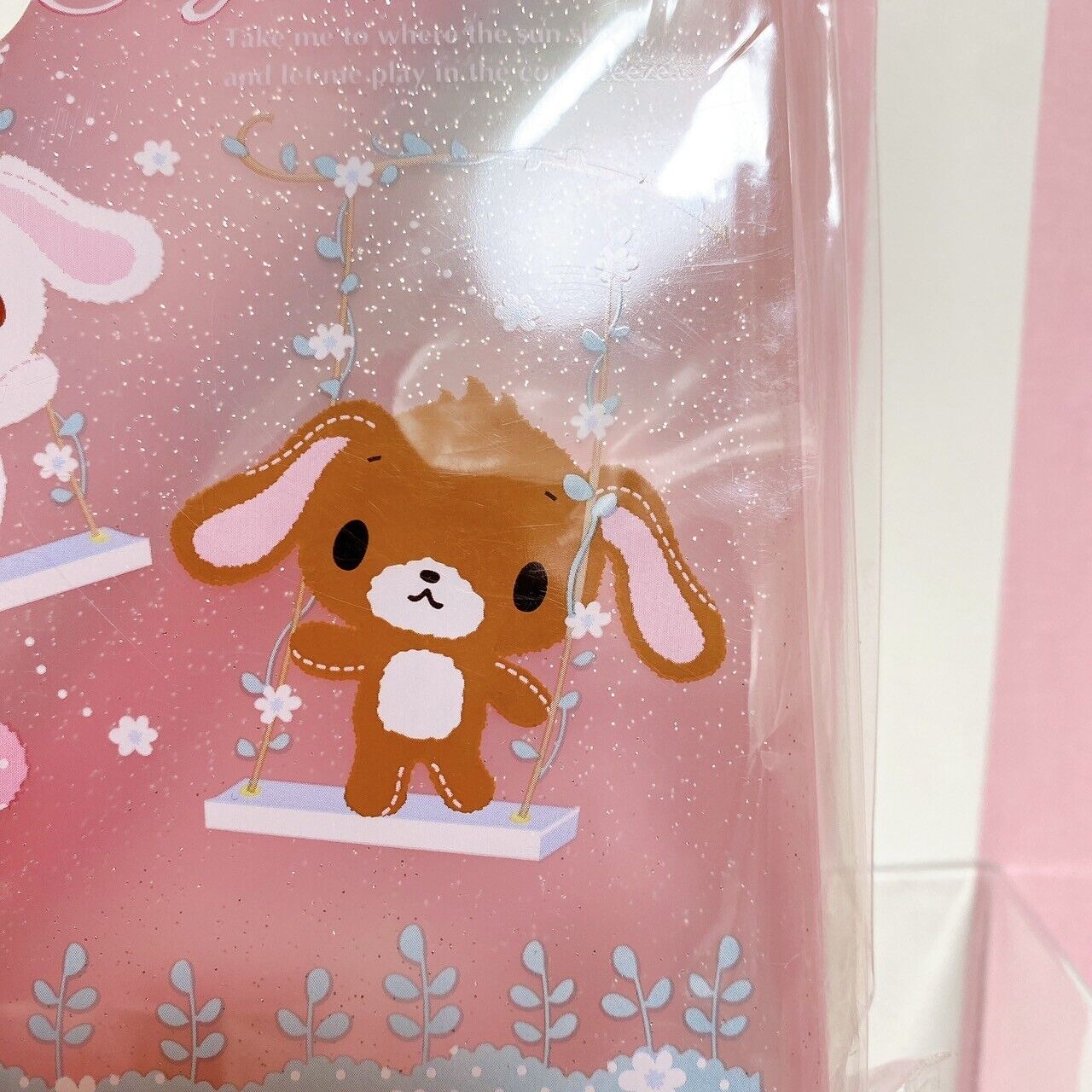 Sanrio Sugar Bunnies Stationery Box Pink Shirousa Kurousa Kawaii Character Rare