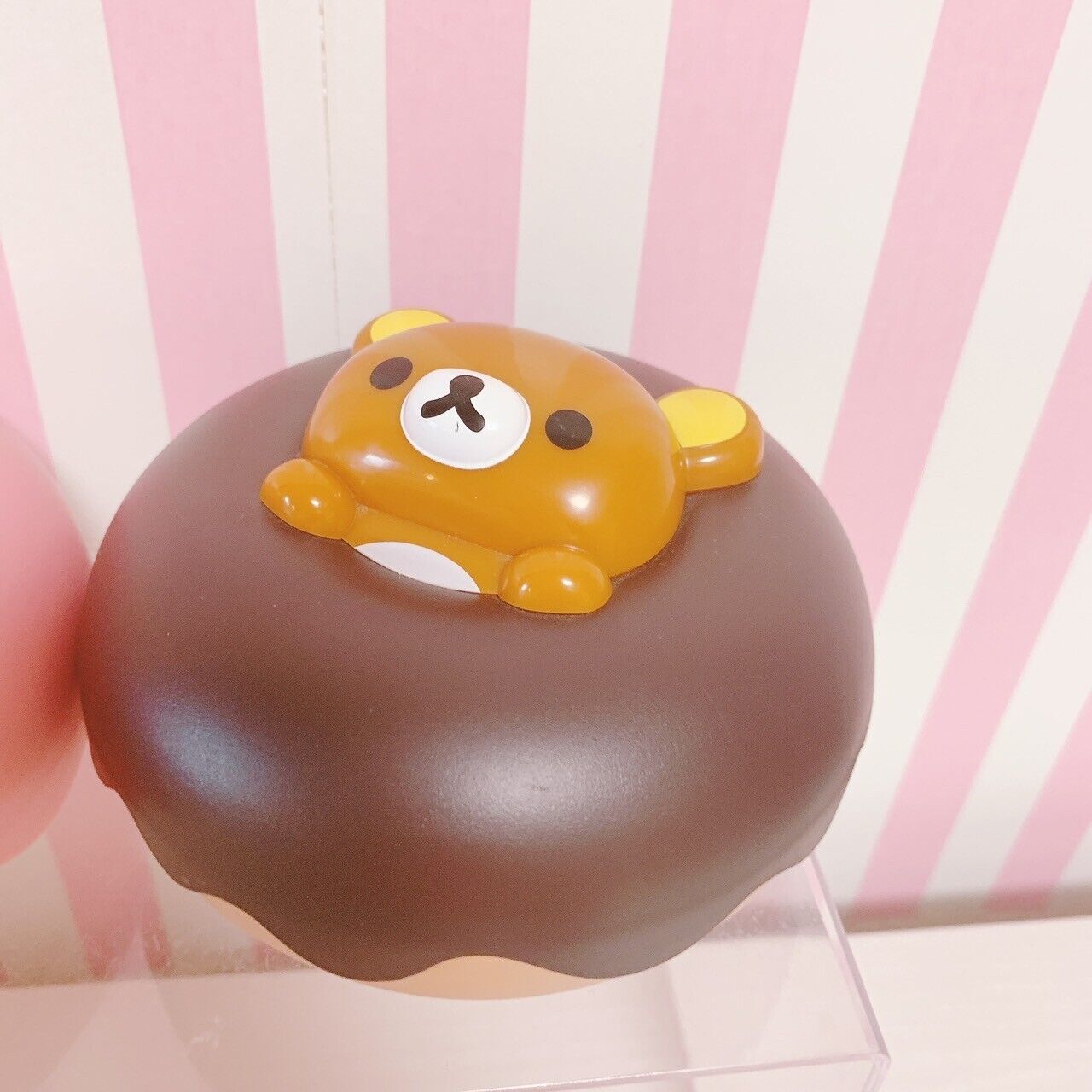 Rilakkuma Korilakkuma Accessory Case Set 2 Doughnut Brown Pink White Bear Kawaii