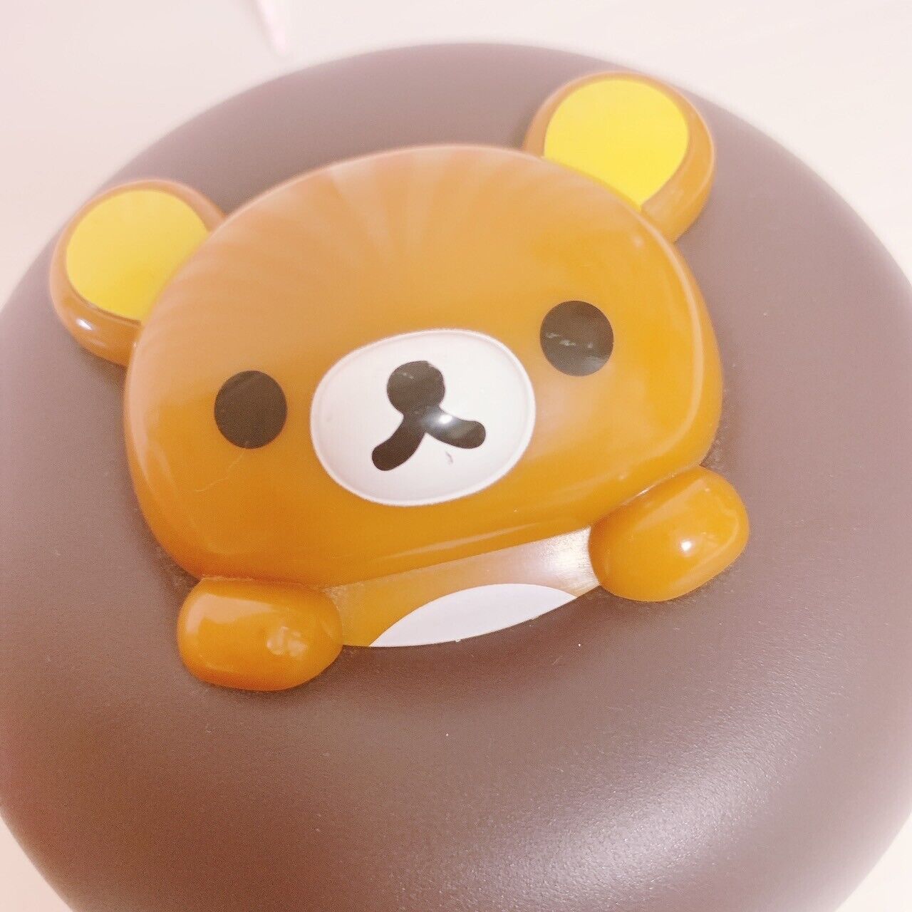 Rilakkuma Korilakkuma Accessory Case Set 2 Doughnut Brown Pink White Bear Kawaii