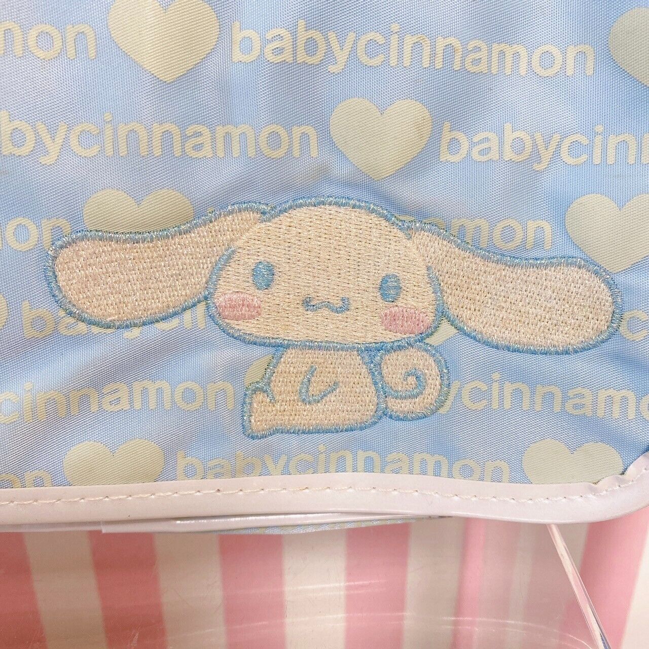 Sanrio Cinnamoroll Cinnamon Shoulder School Bag Light Blue Wings Heart Kawaii