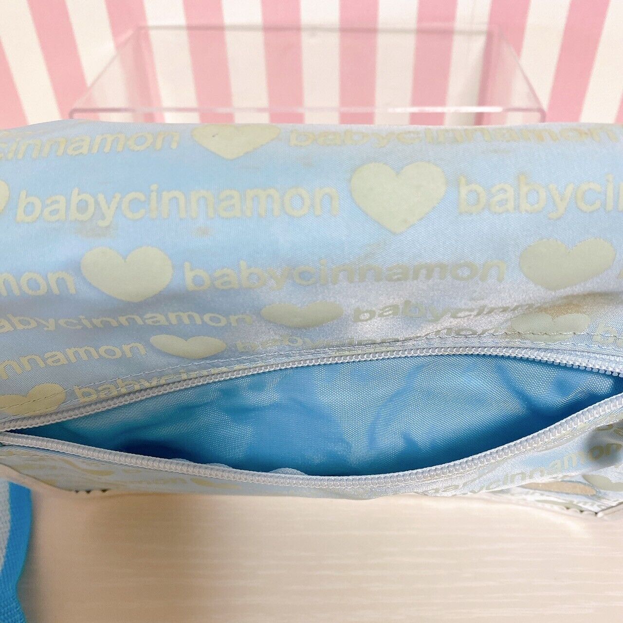 Sanrio Cinnamoroll Cinnamon Shoulder School Bag Light Blue Wings Heart Kawaii