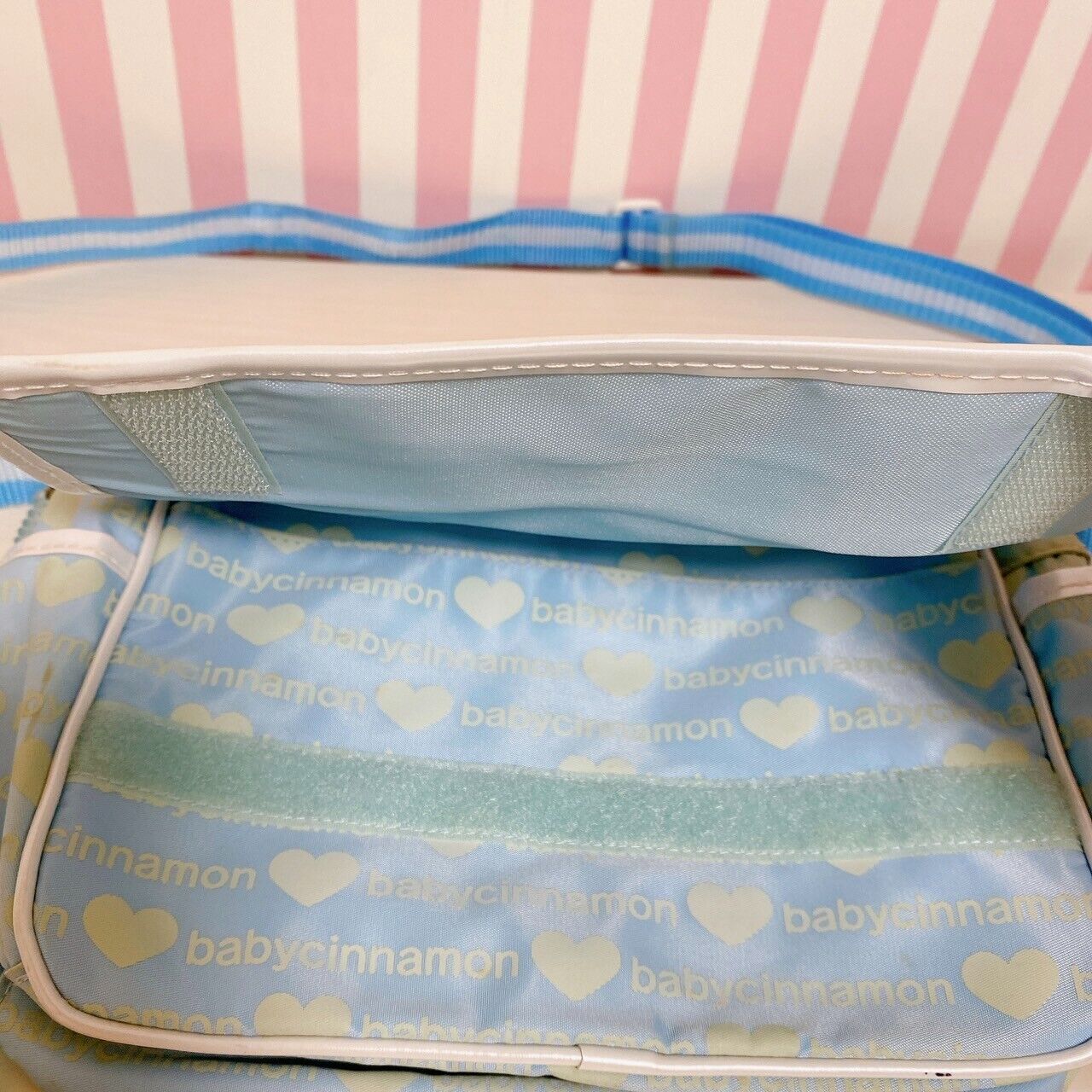 Sanrio Cinnamoroll Cinnamon Shoulder School Bag Light Blue Wings Heart Kawaii