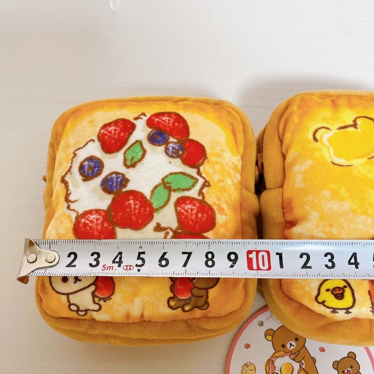 Rilakkuma Korilakkuma SanX Sticky Bread Pouch Bear Fluffy Character Kawaii Rare