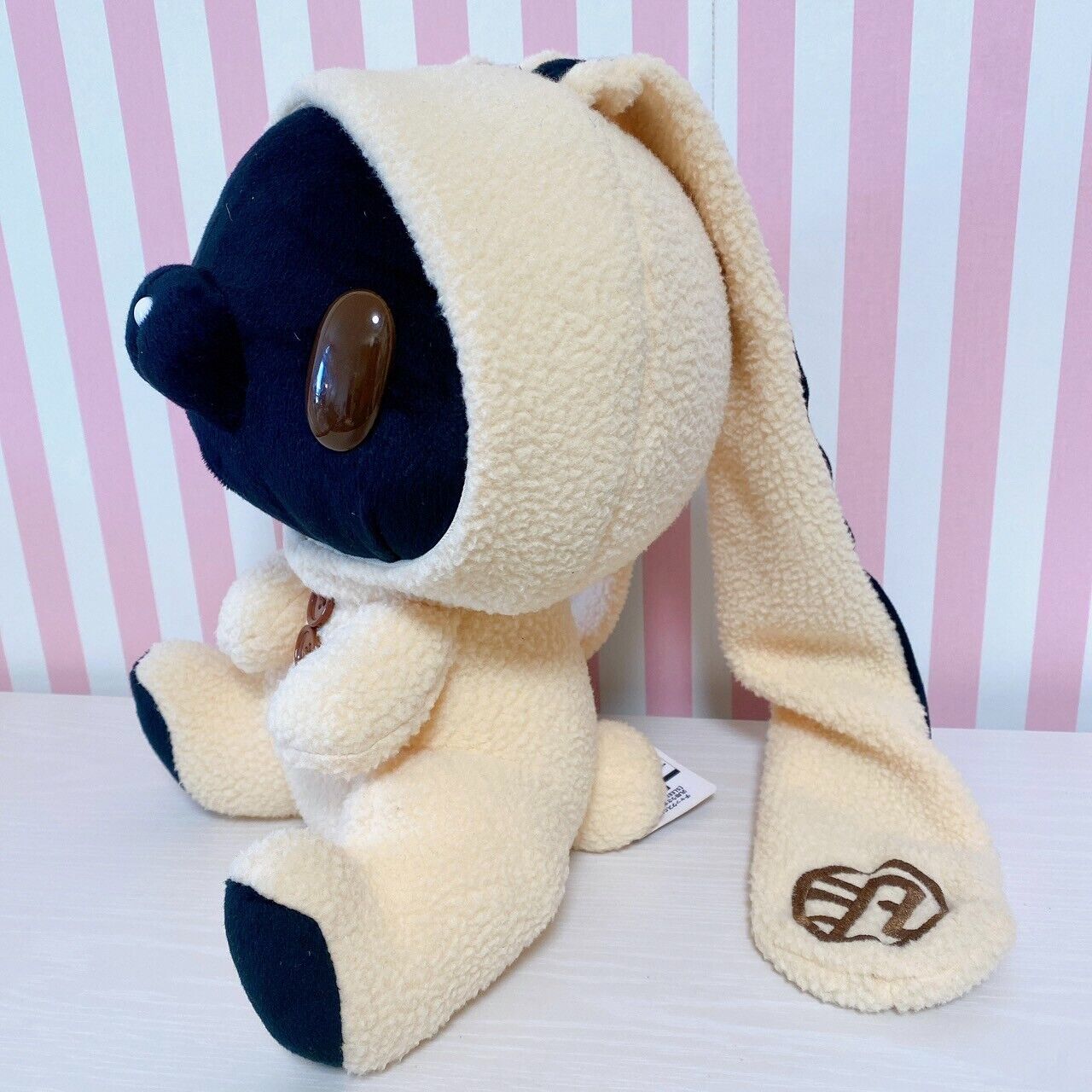 Hanyou Usagi All Purpose Bunny 501 Plush Soft Stuffed Toy Sleepboa Look White