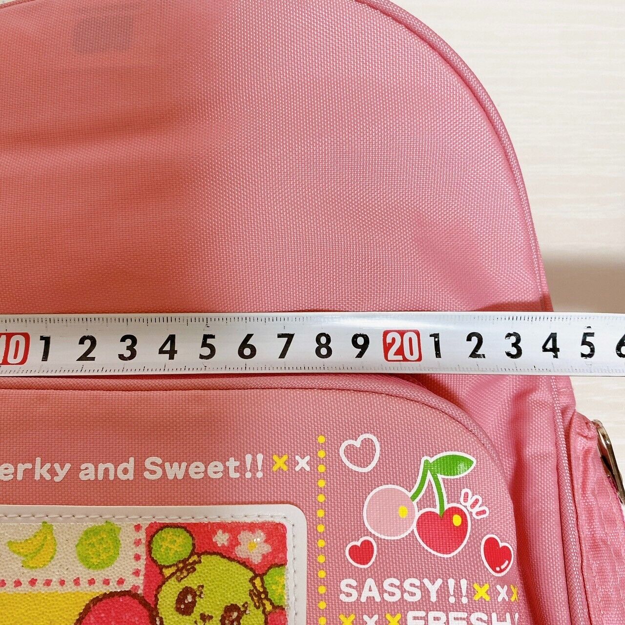 Sanrio Pop'n Berry Backpack Rucksack Bag Pink Cherry Kids Girl Kawaii Character