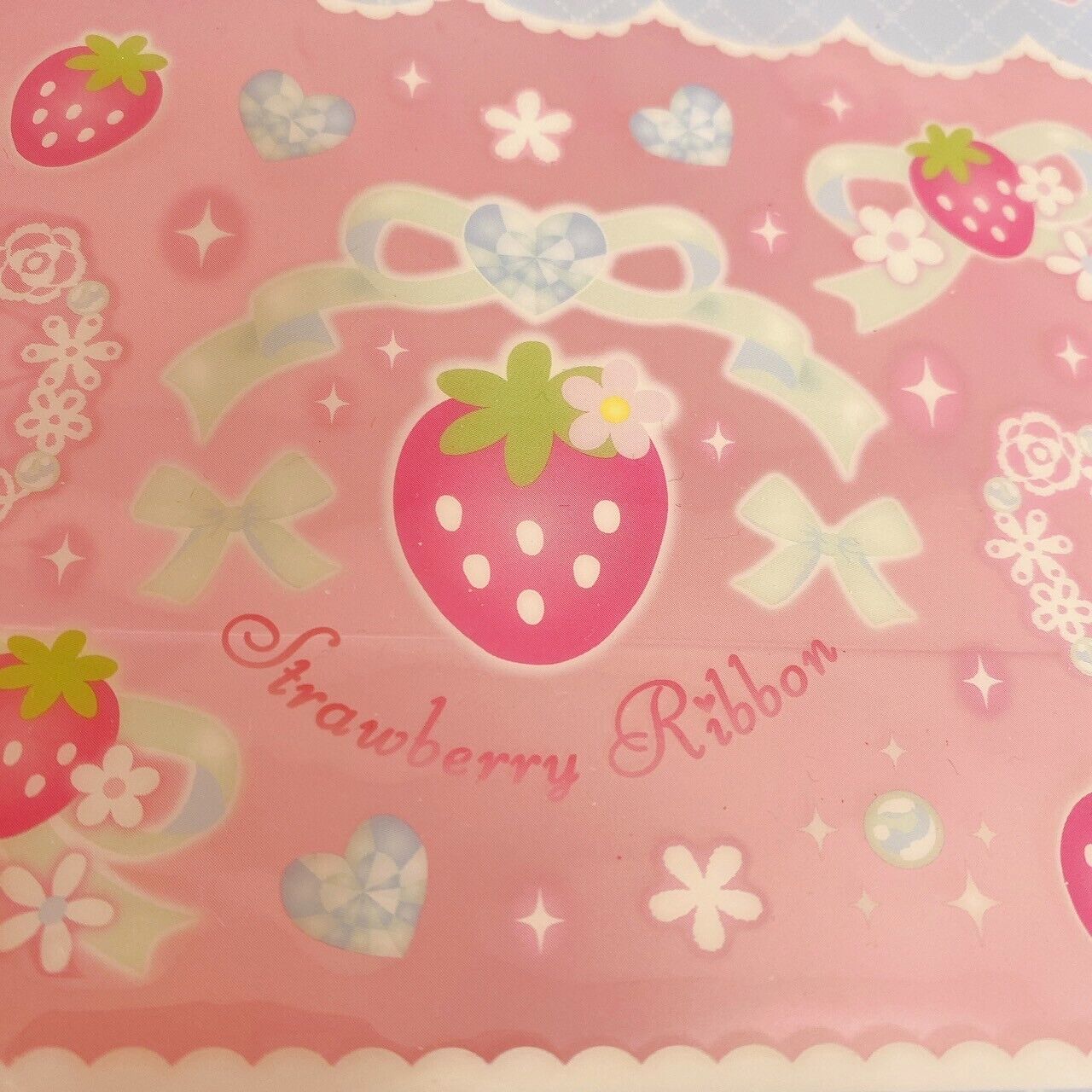 Mother Garden Pouch Mother Goose Forest Strawberry Ribbon Pink Heart Kawaii Rare