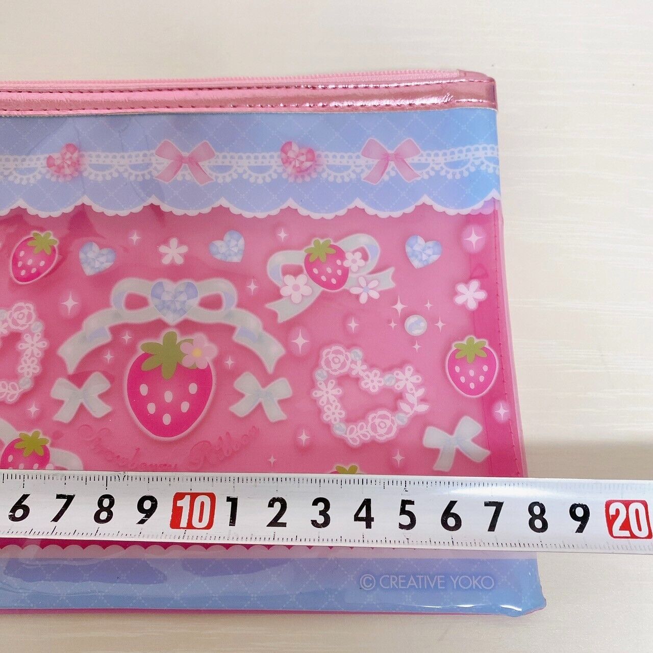 Mother Garden Pouch Mother Goose Forest Strawberry Ribbon Pink Heart Kawaii Rare