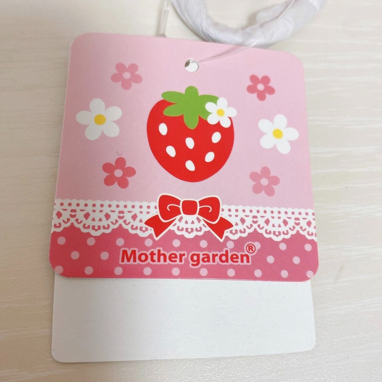 Mother Garden Pouch Mother Goose Forest Strawberry Ribbon Pink Heart Kawaii Rare