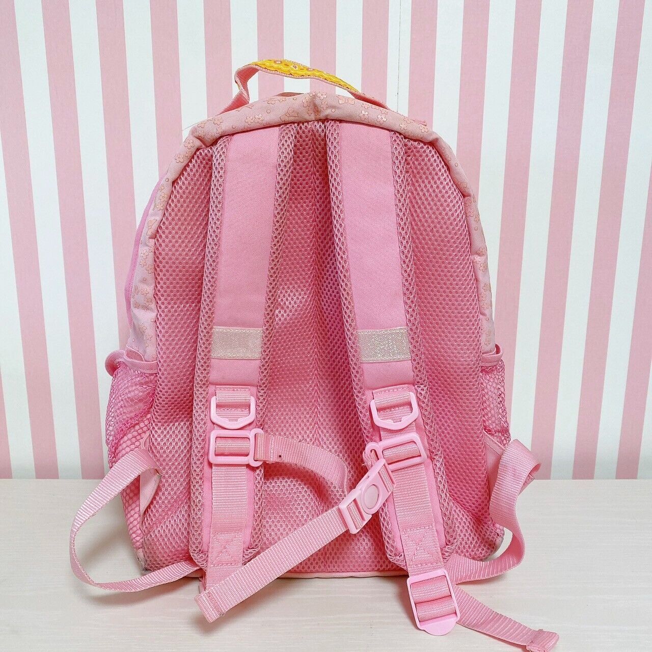 Sanrio Sugar Bunnies Backpack Rucksack Bag School Kids Pink Flower Simple Rare