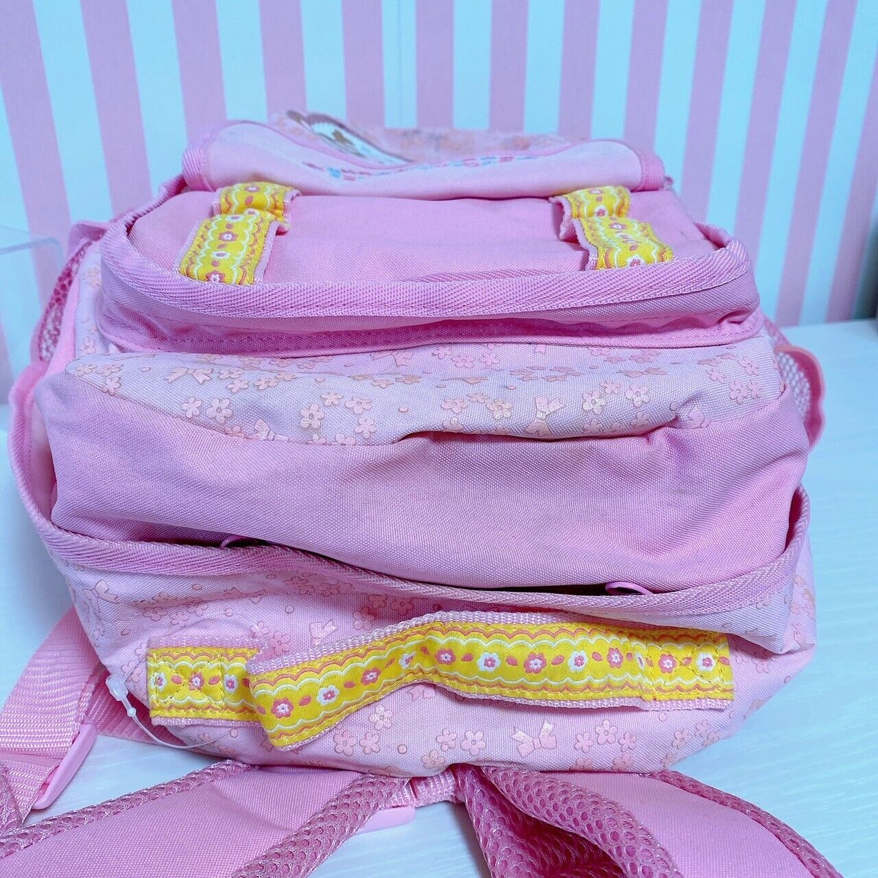 Sanrio Sugar Bunnies Backpack Rucksack Bag School Kids Pink Flower Simple Rare