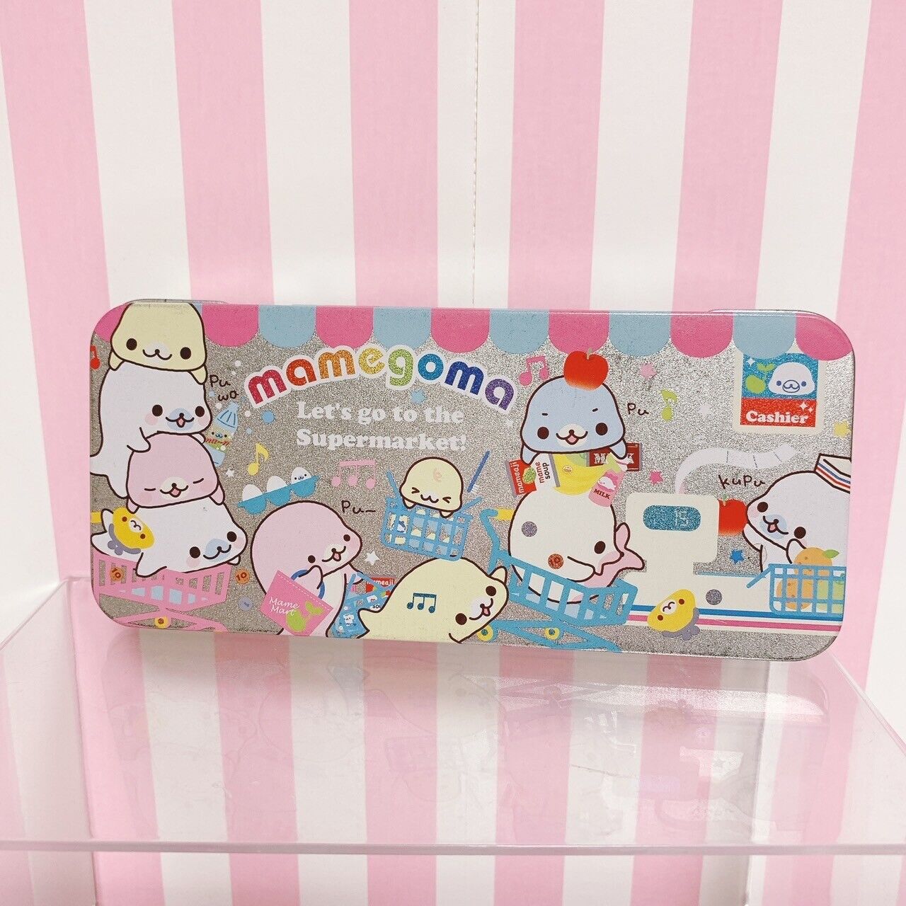 San-X Mamegoma Sakuragoma Soragoma Can Pen Case Shopping Character Kawaii Rare