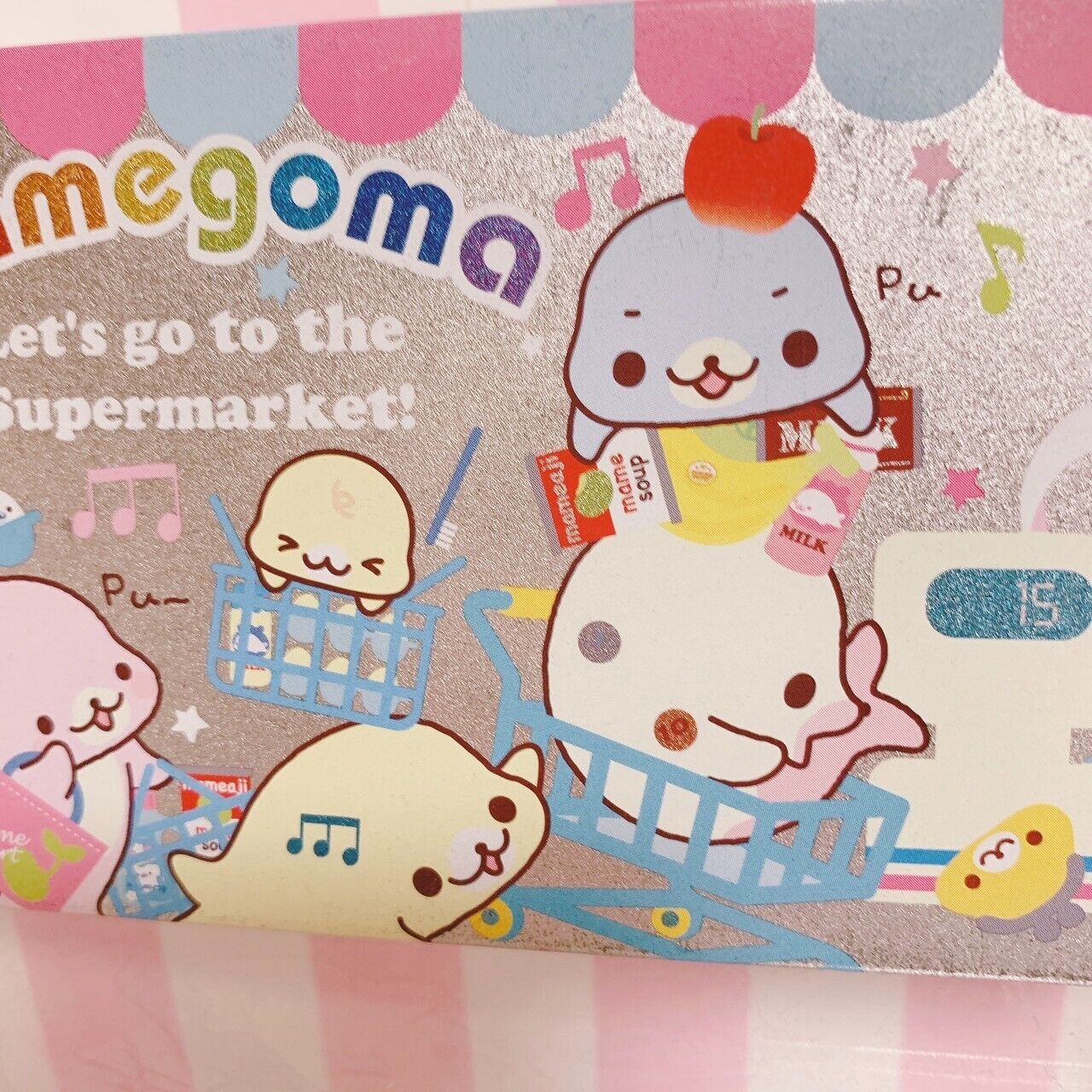 San-X Mamegoma Sakuragoma Soragoma Can Pen Case Shopping Character Kawaii Rare