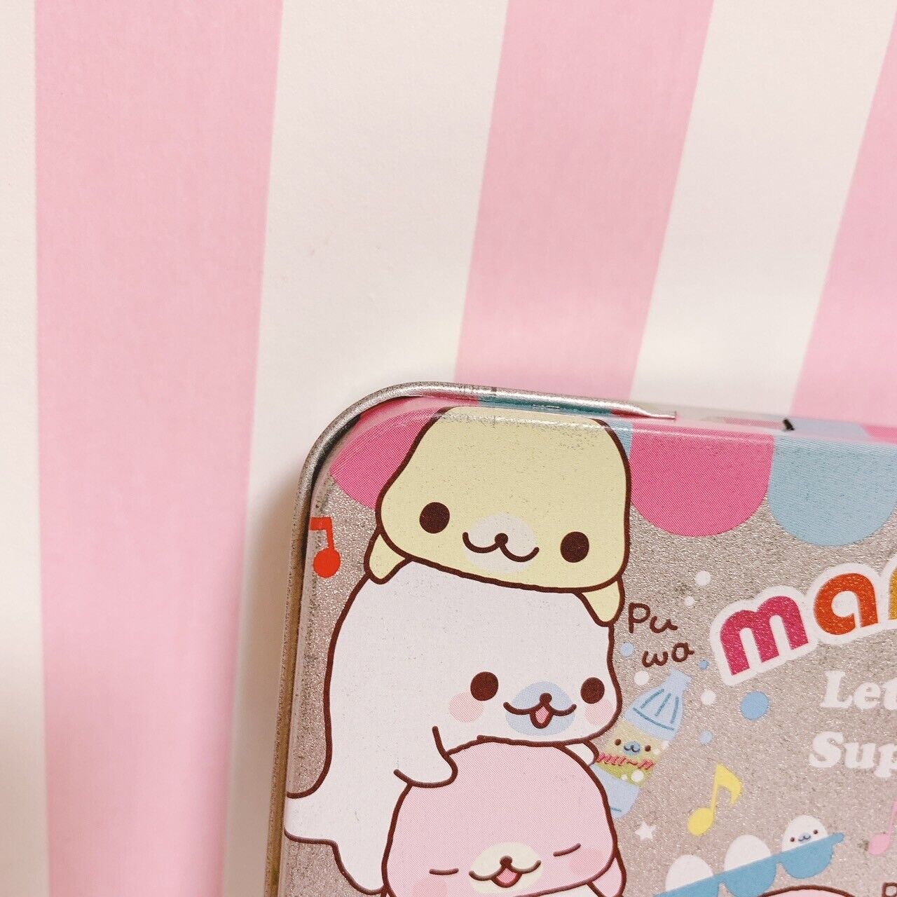 San-X Mamegoma Sakuragoma Soragoma Can Pen Case Shopping Character Kawaii Rare