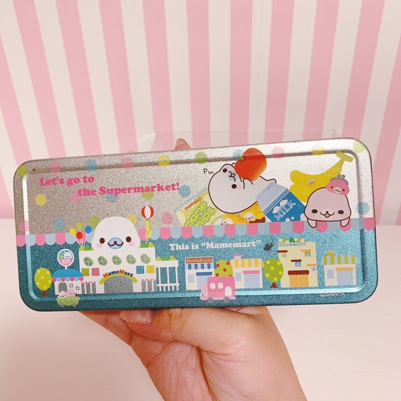 San-X Mamegoma Sakuragoma Soragoma Can Pen Case Shopping Character Kawaii Rare