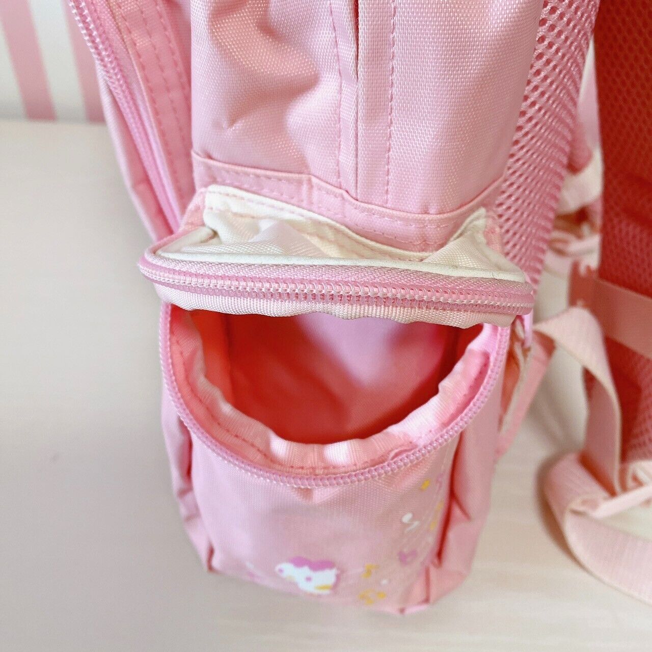 Sanrio Sugar Bunnies Backpack Rucksack Bag School Rabbit Pink Note Music Dot