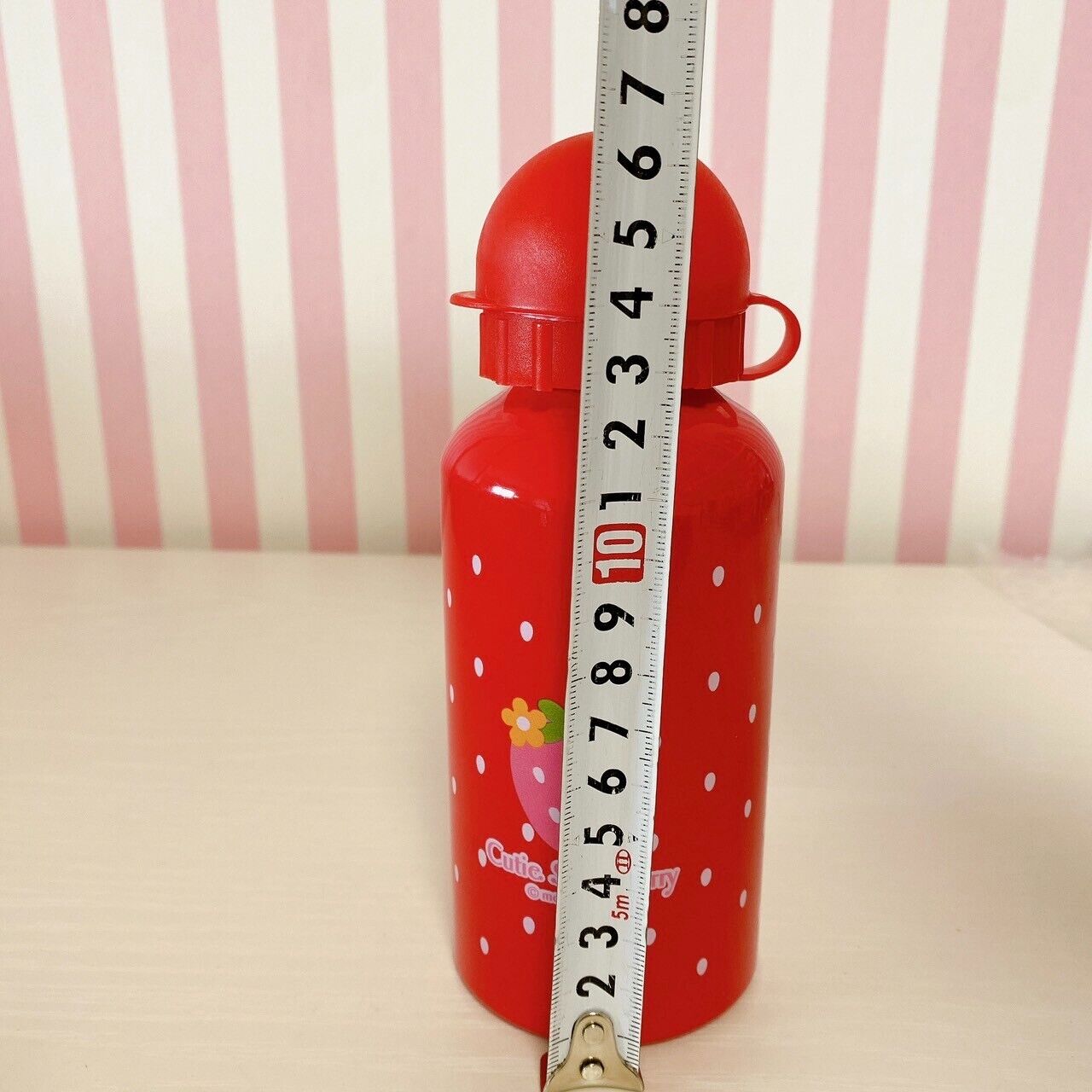 Mother Garden Cutie Strawberry Small Items Set 7 Red Toothbrush Water Bottle Dot