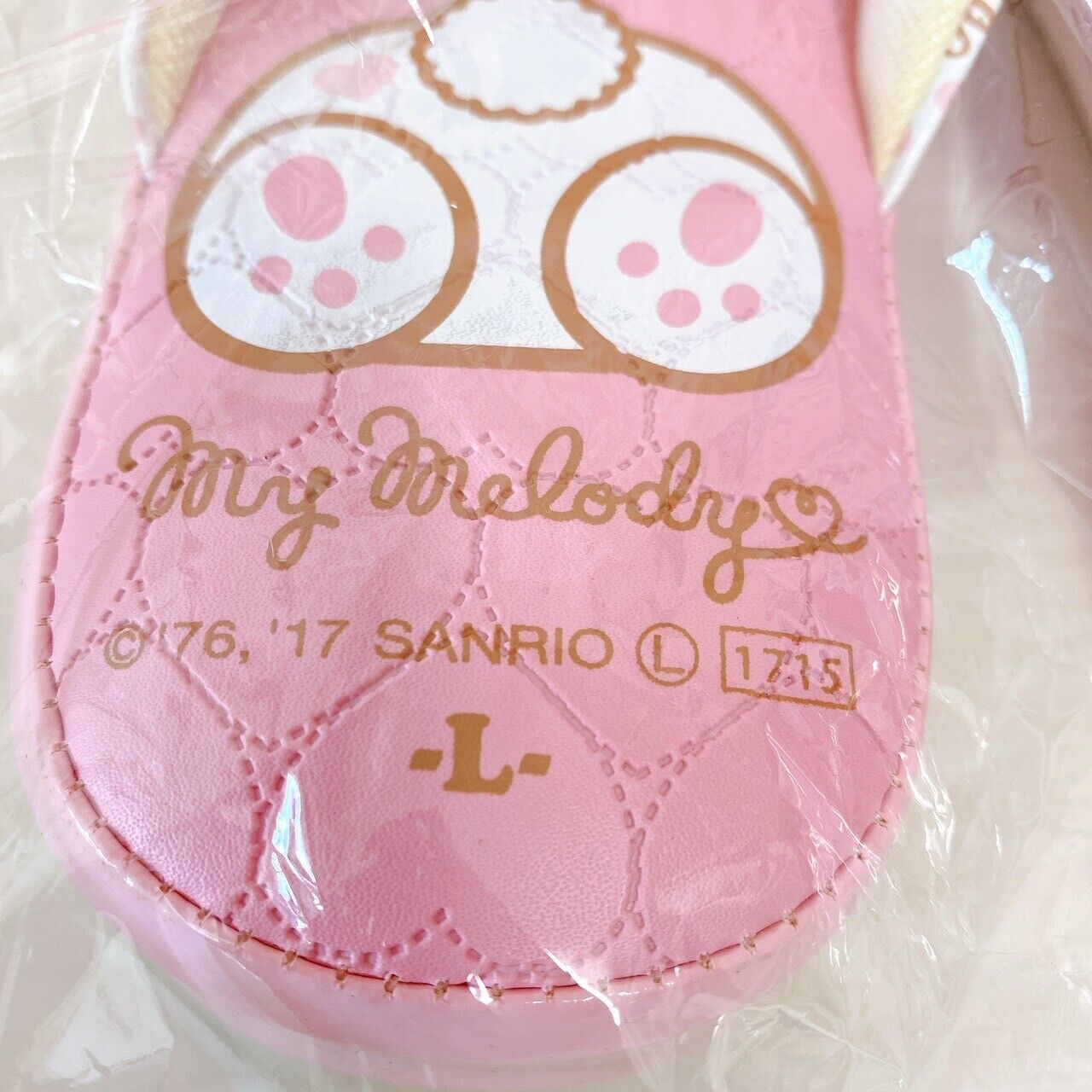 Sanrio My Melody Sandal Shoes Pink Ribbon Rabbit Heart For Adults L Size Dot